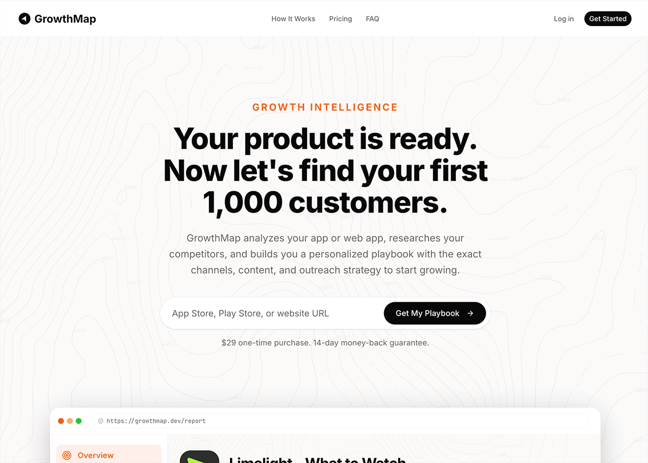 GrowthMap: find your first 1,000 customers